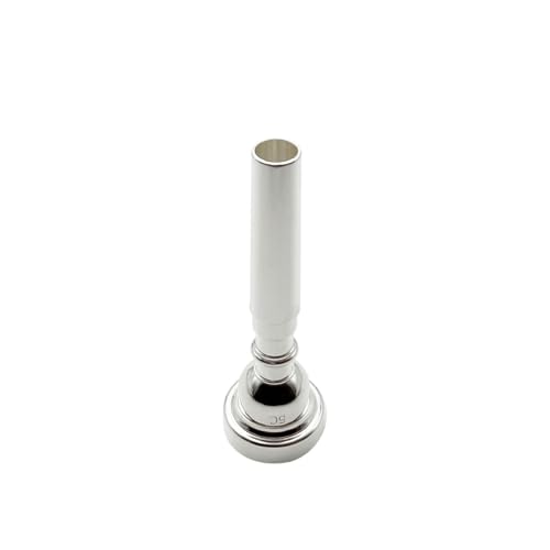Missmore 3C 5C 7C Set Trumpet Mouthpiece Silver Plated - Professional Brass Instrument Accessory for Beginner, Intermediate & Advanced Players - Trumpet Mouthpiece Kit (5C)