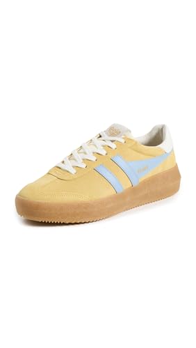 Gola Women's Athena Sneakers, Pollen/Air/Off White/G, 10 Medium US