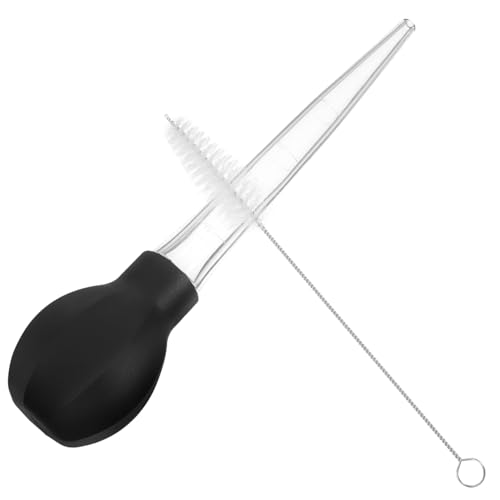 SHOWERORO Bulbo Pompa Liquidi per Cucina Tubo Trasferimento Liquidi per Arrosti e Baking Utensile Portatile Anti-Perdita per BBQ e Uso Food Prep