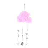 Artibetter 1Pc Malla Nube Colgante Cochecito Sonajero Móvil Cuna Colgando Sonajeros Recién Nacido Cochecito Cuna para Bebé Tienda Cuna Decoración del Hogar Nube Gota De Lluvia Adornos