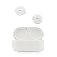 Denon PerL Pro True in-Ear Wireless Earbuds, Noise Cancelling Earphones, Water Resistant, Built-in Microphones, Long Battery Life, White