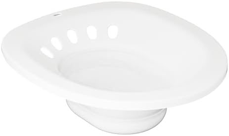 Sitz Bath for Toilet Seat Hemorrhoids and Postpartum Care,Yoni Steam Seat, Collapsible Sits Bath Kit for Women,Easy to Store,Wide Seat,Deeper Bowl (White)