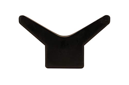 attwood Universal Rubber Bow Stop, Black, 3" X 3" (11201-1)
