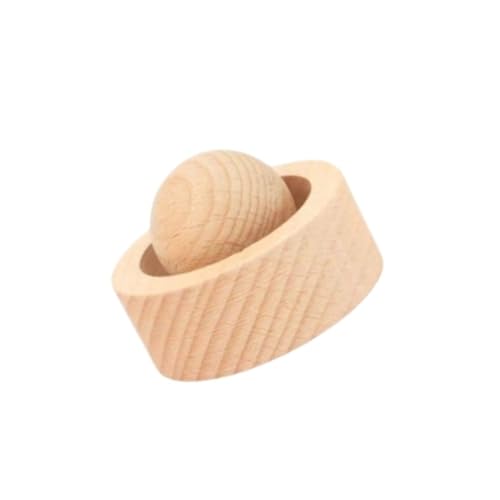 Difusor aromático eléctrico de madera esférico artesanal