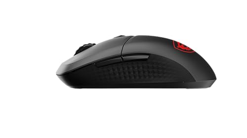MSI VERSA 300 DRAADLOZE gamingmuis - 8000 DPI optische sensor, 1000 Hz polling-snelheid, symmetrisch, 30M+ Click Kailh Micro Switches, 6 knoppen, 50 uur batterij, 1ms latentie, RGB, 60g - - Afbeelding 4