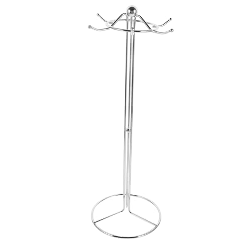 FUNOMOCYA Iron Kitchen Rack Spatula Holder Stand Minimalist Organizer with Hooks for Utensil Drying Space Saving Design for Kitchen Counter and Wall Storage