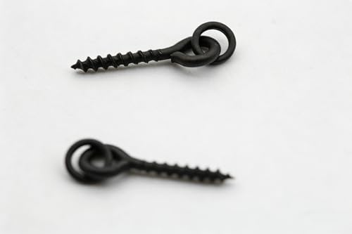 100 tornillos para anzuelos y accesorios de pesca para carpa miniatura 4