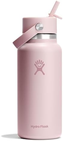Hydro Flask Water Bottle - Insulated Stainless Steel - Wide Straw...
