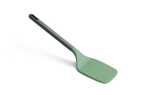 Lékué Espátula cocina lisa flexible, silicona platino