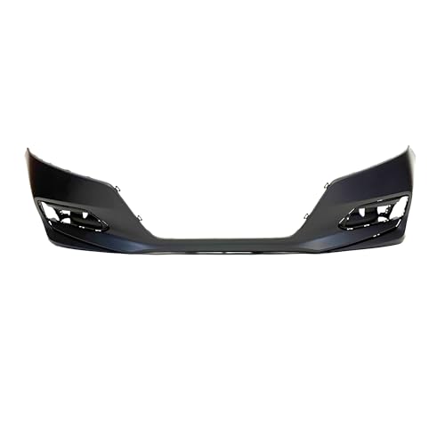FitParts Compatible With Front Bumper Cover 2018 2019 2020 Honda Accord EX EX-L LX SE Sport Hybrid Touring Sedan 18 19 20. New, Primed and Ready for Paint. W/o Parking Aid Sensor Holes.
