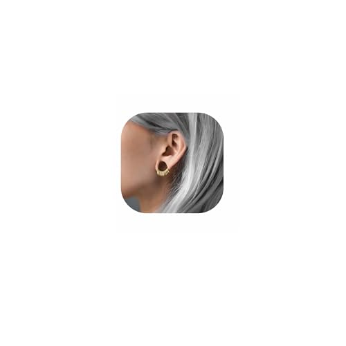 10pcs Stack Nose Rings Hoop, 316L Stainless Steel Helix Piercing Jewelry, Cartilage Earrings, Tragus Daith Rook Piercing Jewelry Septum Ring 16G