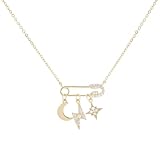 Collar con colgante de circón para mujer, joyería, gargantilla con inicial, collar