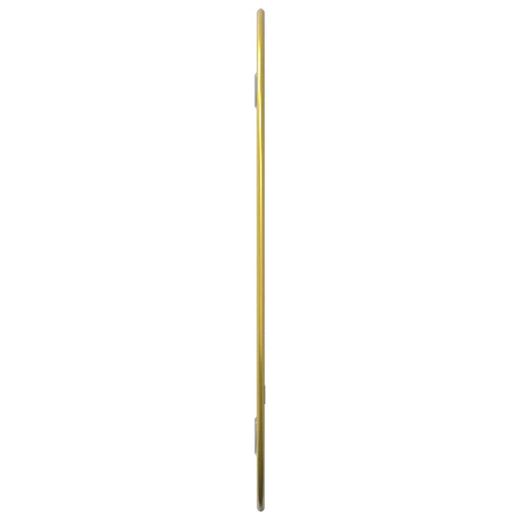Wandspiegel Golden 30x25 cm mit PVC-Rahmen, Glasspiegel für Bad, Schlafzimmer, Flur und Wohnzimmer, dekoratives Styling-Accessoire, klarer Standspiegel für Kosmetik und Rasur