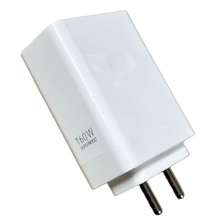 Image of Original 160W Fast Charger SUPERVOOC Compatible with Oneplus | 10T | 10R | 10 Pro | 9 Pro | 9Rt | 11R | 11 Pro (Adapter with) | C to C GFR662