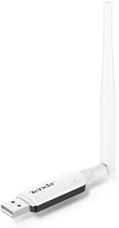 Tenda 300Mbps High Gain WiFi Dongle - Wireless N300 USB 2.0 WiFi Adapter with 3.5dBi Detachable Antenna for PC, Desktop and Laptop - Supports Windows XP/7/8/8.1/10, Mac OS 10.7-10.12, Linux (U1)