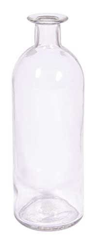 Rayher Glass Vase for Fresh and Dried Flowers Single Stem Vase, Single Flower Glass Vase