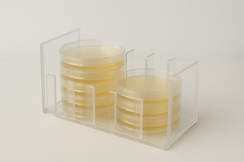 Image of Genxx Polypropylene Petri Dish 50mm (Pack of 6), Clear and Unbreakable Lab Culture Dish, Autoclavable Plastic Petri Plate for Science Experiments and Laboratory Use.