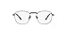 Ray-Ban RX8258V Frank Titanium Square Prescription Eyewear Frames, Gunmetal/Demo Lens, 51 mm