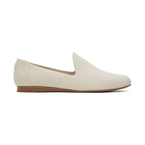 TOMS Women's Darcy Leather Loafer Flats Cover