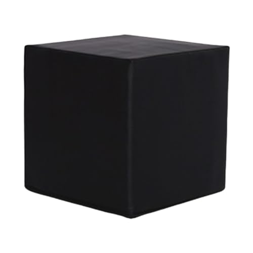 Zxpjkyu Yoga Cube Stool, Seating, Lounge Square Ottoman, Yoga Brick Chair for Stretching Toning, Indoor Sports, Bedroom,Home Gym, Black