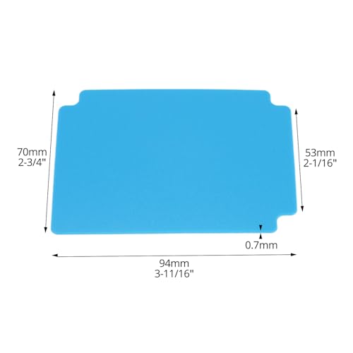 QWORK® 100 Stück Kartentrenner, 93.3x69mm Trennkarten Plastik, für Spiele, Sportkarten