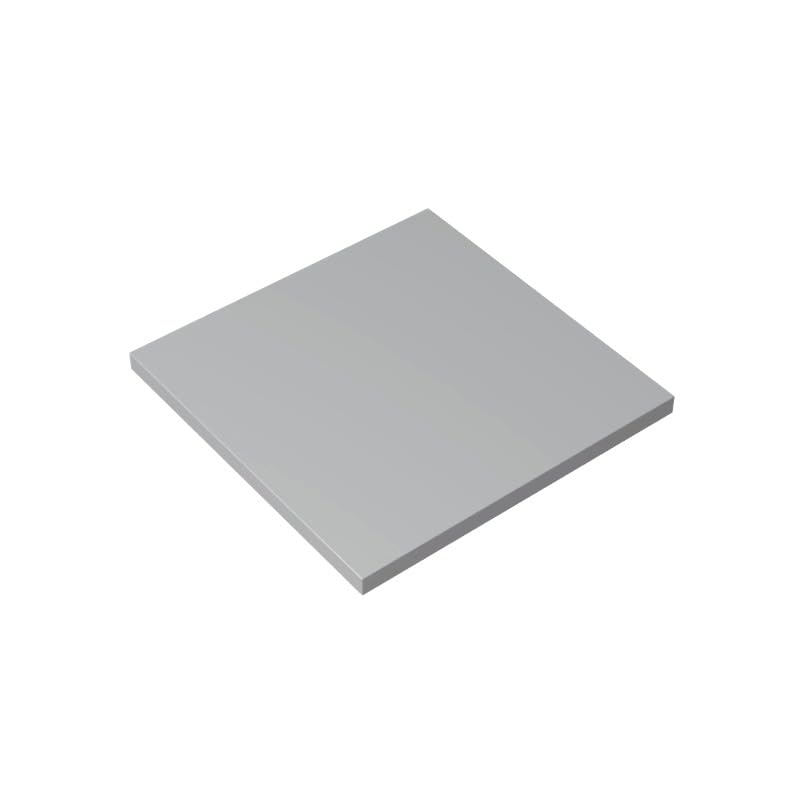 10202 Foundation Plate Tile 6x6 with Bottom Tubes 10 Pieces GDS-1116 Compatible with Lego Building Blocks Color:Light Bluish Gray