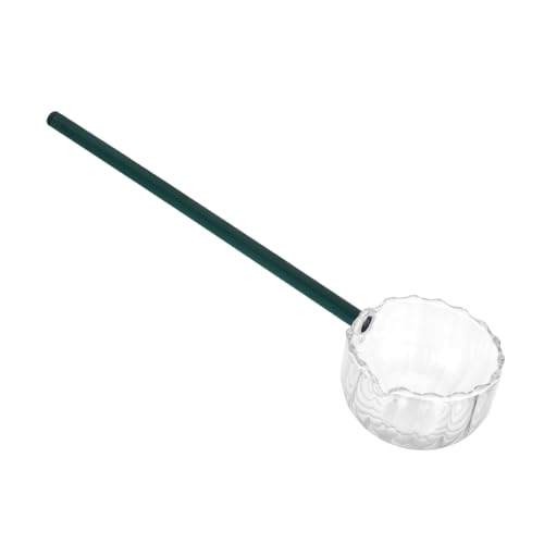 SOLUSTRE Cucchiaio in Vetro Per Mescolare Caffè Tè Bevande Cucchiaio Per Dessert Gelato Zuppa Utensile Da Cucina Robusto