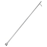 Stainless Steel 41' Extra Long Blow Poker for Large Fire Pit by One Piece Big Fire Stick, Safety Blow Tools