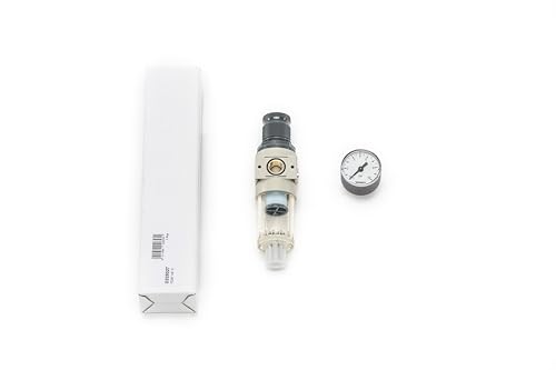 Schneider Druckluft Filterdruckminderer FDM 1/4 C (Druckminderer 0-10 bar, für Kompressoren, Ersatzteil) DGKD225027