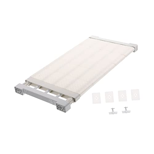 ABOOFAN Detachable Tension Shelf for Closet Organization Storage Rack Space-Saving Partition for Bedroom Bathroom and Laundry Room Use