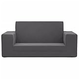 Dimensiones prácticas: con las dimensiones de 84 x 38 x 34 cm (posición de asiento) o 84 x 98 x 25 cm (posición tumbada), el sofá ofrece espacio para dos niños al mismo tiempo. Los amplios reposabrazos (25 cm de altura) y el respaldo estable ofrecen un agarre adicional