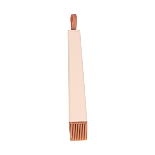 Cepillo de silicona de grado alimenticio Cepillo resistente al calor Cepillo de hojaldre resistente a la barbaco (rosa desnudo)