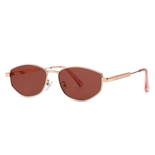 Lunettes UV400 rétro ovale créateur de luxe pour vos terrasses ensoleillées