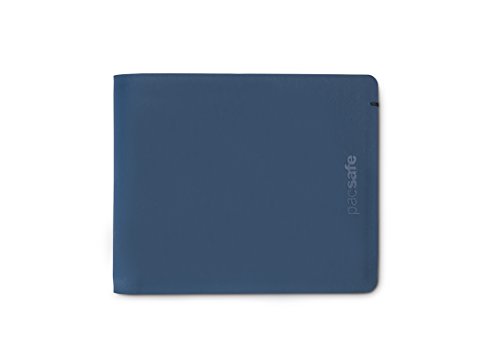 Pacsafe Rfidsafe Wallet Blocking Bi-Fold Monedero, 11 cm, Navy Blue 606