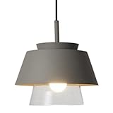 taletre lampada a sospensione in vetro metallo creativo francese, apparecchi di illuminazione a soffitto con base e27, lampadario di personalità minimalista, lampada a sospensione for decorazione stud