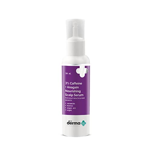 The Derma Co 3% Caffeine + Anagain Nourishing Scalp Serum for Scalp Health & Hair Growth - 50ml 1 21xTfd RhVL. SL500