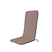 PARAMAISON Cuscino Copri Sedia Sdraio da Giardino Relax 120, Universale, con Laccetti ed Elastico, Imbottito 3cm, 45x120 cm