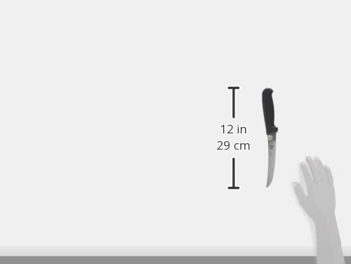 Miniatura 2 de Victorinox Cuchillo deshuesador de 6", hoja ancha curvada, rígido, mango Fibrox negro 5.6503.15
