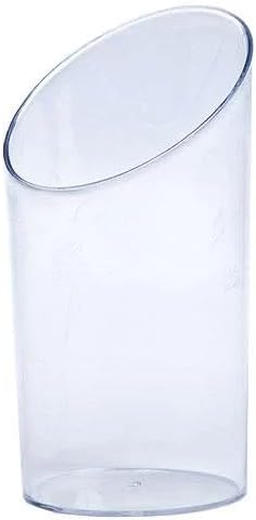 2 oz Mini Clear Plastic Cylinder – Disposable, Small Transparent Dessert Cup for Appetizers, Jelly, Mousse, Shot Glass, Tasting Party Supplies, Disposable and Elegant Tableware for Events (72)