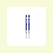 Parker Lot de 2 Recharges Bille Gel-Pointe moyenne-Bleu