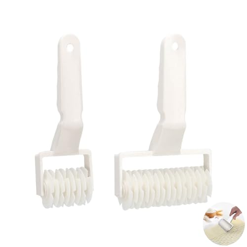 2 PCS Lattice Pastry Cutter Pastry Lattice Cutter Pastry Lattice Roller Cutter for Aerating Bread Pizza Crusts & Crafting Delicate Lattice Designs