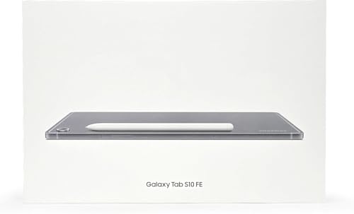 SAMSUNG Galaxy Tab S10 FE w/S-Pen (128GB, 8GB, WiFi) 10.9” 90Hz Full HD Android Tablet, Octa-core (4nm), 4K Camera, IP68 Water Resistant SM-X520 (Gray)
