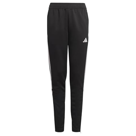 adidas Girls' Tiro Track Pants in Black/Clear Pink Cover