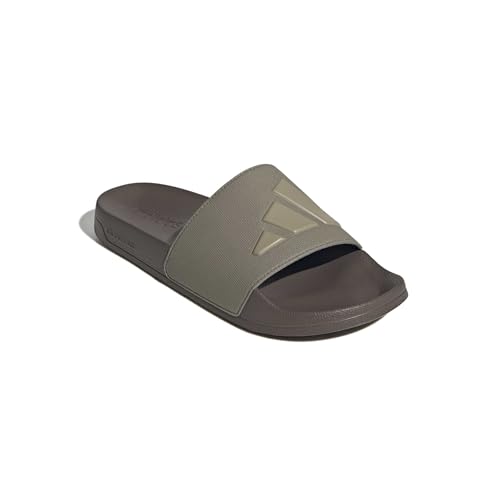 Image of adidas Women ADILETTE SHOWER Synthetic Swim Slide FTWWHT /GOLDMT /BOGOLD | LUT50