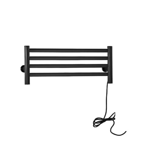 AYCDL Toallero Eléctrico Inteligente con Calefacción A Temperatura Constante, Tendedero Y Accesorio De Baño.,Black-Right Outgoing Line