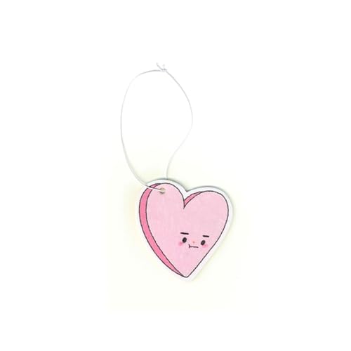 Image of Generic A&D Hanging Air Freshener for Car, Home, Office, Bathroom | 8 Pack | Multiple Designs & Scents (Bikini Tree|Heart|Fish|Bee|Waterdrop|Sock|Golf Ball|Bikini Butterfly) (Heart (Jasmine))