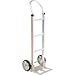 Magliner Aluminum Hand Truck with Curved Handle, Mold-On Rubber Wheels