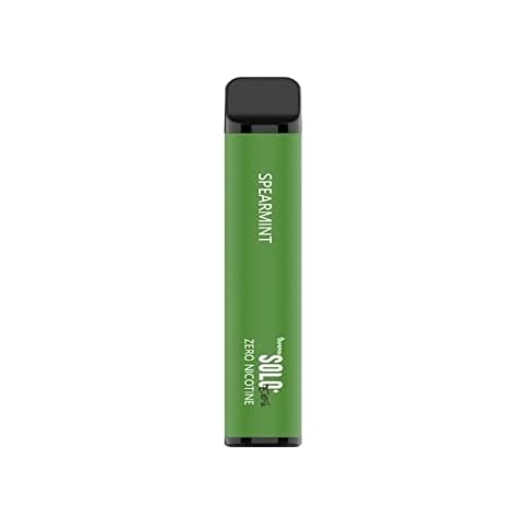 1x Disposable E Cigarette, Disposable Vape Pens, 600 Puffs Fruit Flavours, Prefilled Vape Juice, 2.0ml Capacity, 550mAh Battery, Zero Nicotine, No Nicotine (Spearmint) Cover