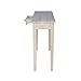 IC International Concepts, Rectangular Hall Table W/Drawer , Solid Real Wood, Sturdy Parawood, 30