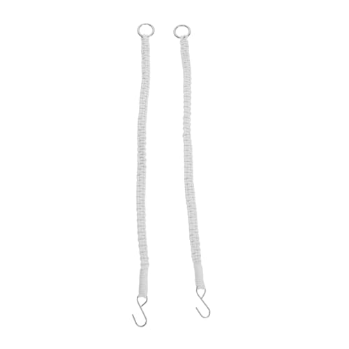 UKCOCO 2 Piezas para Maceta maceteros Colgantes de macramé macetero Colgante Boho Titular de la Planta de macramé Colgador de Plantas Tejido Colgador de Plantas Boho algodón Beige